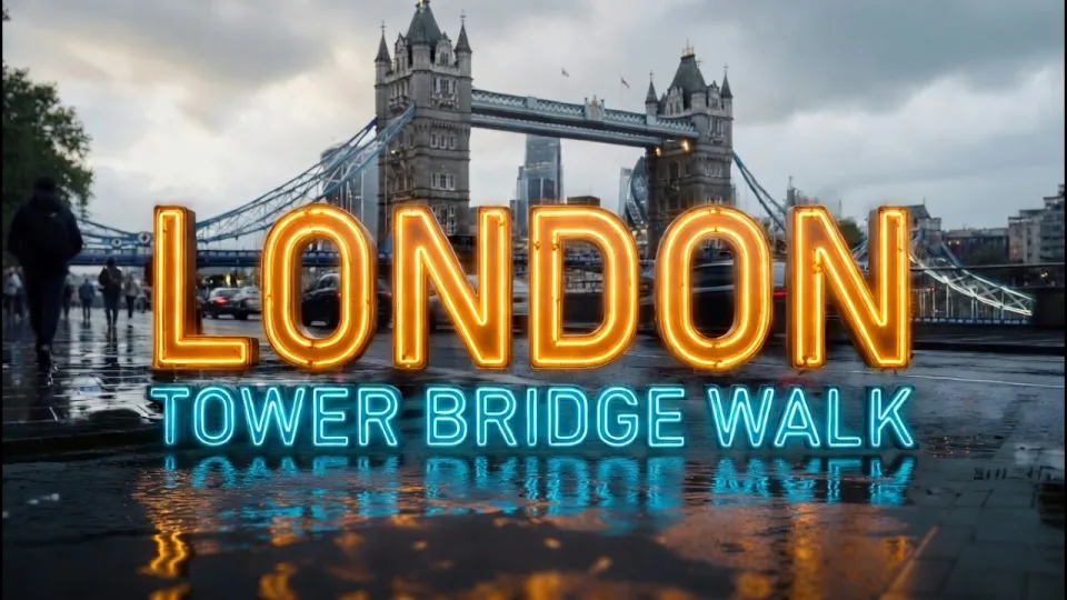 London Walking Tour | St Paul’s Cathedral to Tower Bridge | London City Walk 4K UK